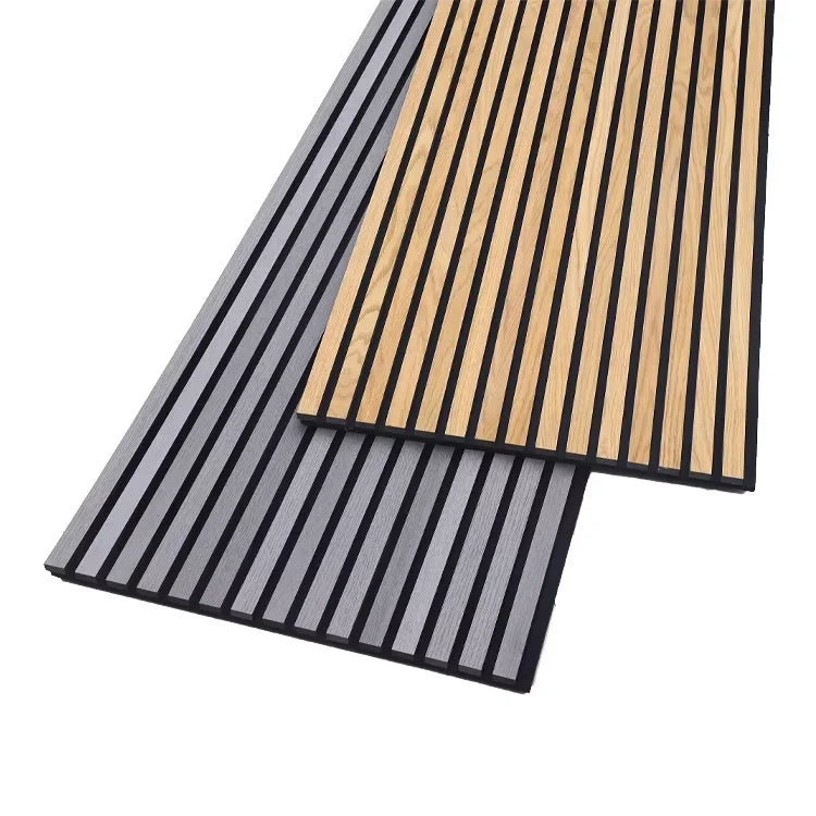 WPC/MDF Acoustic Ceiling Panels for Hotel Bathroom Outdoor Exterior Living Room Use Flexible Wall Panel Design 3D Model Design