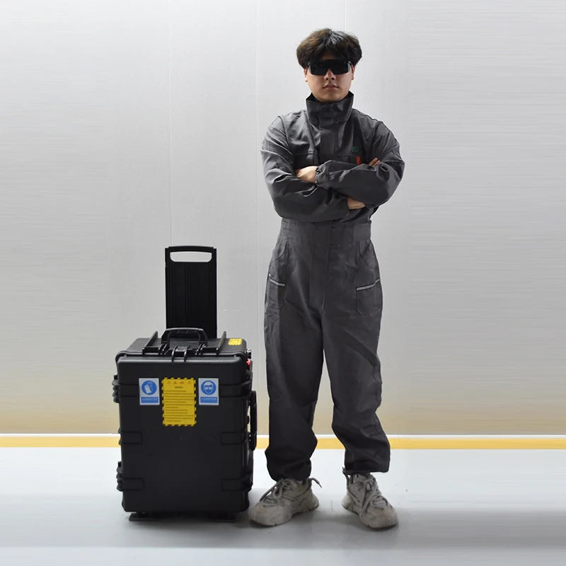 Pulse Laser Cleaning Machine 200W 300W 500W 1000W JPT Laser Source Cleaning Stone Metal Wood