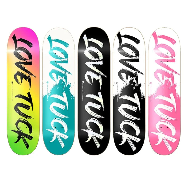 Tuck 8.0inch 8.25inch  Wholesale Blank Hard Rock  7Ply Canadian Maple Pro Skateboard
