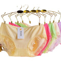 High Quality Mid Waist Briefs Panty Solid Color Sexy Mature Women Panties Fancy Underwear Women Panty for Sexy Girls