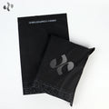 Poly Courier Envelope Customized Logo Printing Mail Shipment Bags Clothing Cosmetics Black Mailing Bags