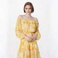 Dress Womens Clothing Lady Dresses Women Floral Print Solid Color Long Sleeved Casual Holiday Dress