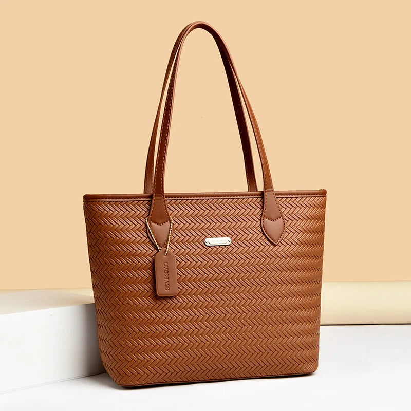 Wholesale Price Large Capacity Ladies Handbag Ladies Office PU Leather Bags Crocodile Pattern Luxury Boutique Bag for Women