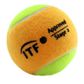 Children's Stage 2 ITF Approved Eco-Friendly Durable Polyester+Wool+Rubber Tennis Training Ball Customizable Logo Packaging for
