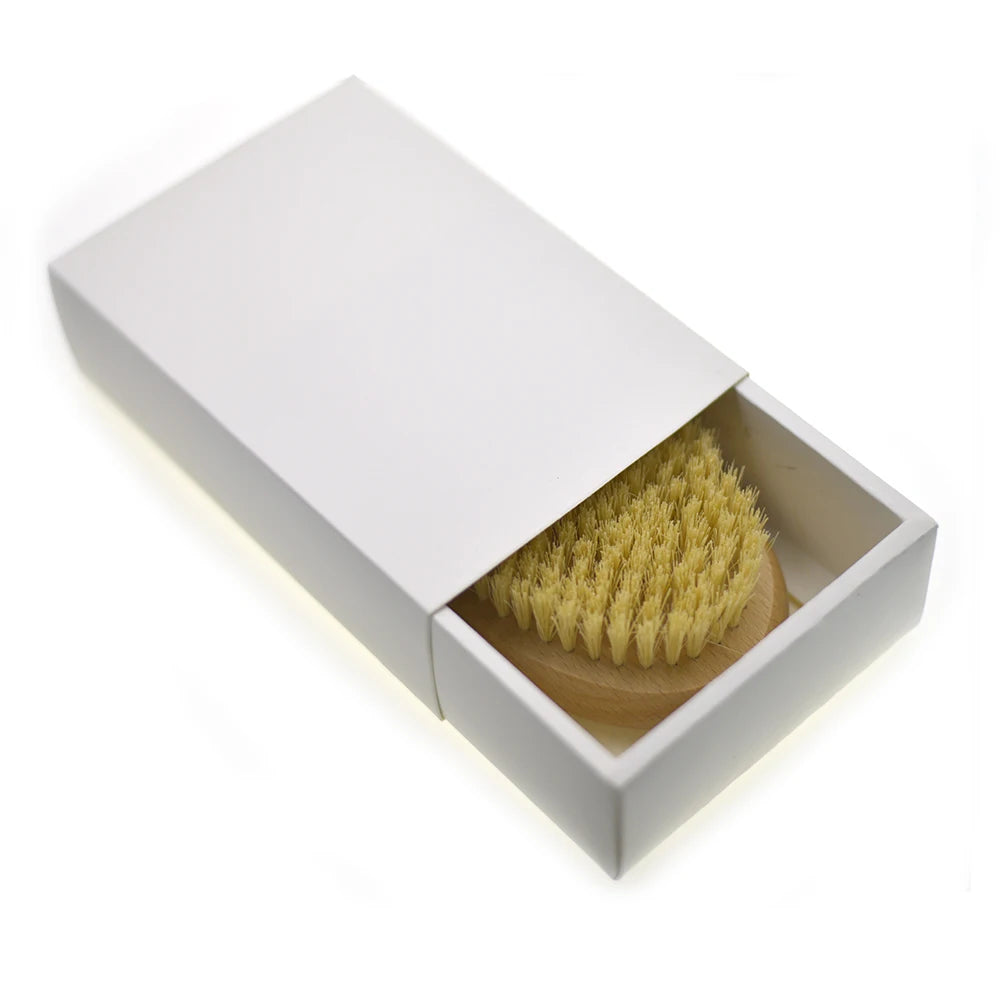 Wooden Bath Brush with Vegan Sisal Handle Hot Sale Dry Body Massage Scrubber & Sponge MegaBDM