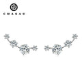 New Style 4.5mm 3mm 2mm Mossanite Earrings Luxury Jewelry 925 Sterling Silver VVS Moissanite Diamond Ear Stud for Women