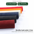 Vivid Multi Color Microfiber Suede Leather Thin Lightweight Waterproof for Car Interior Lining and Seat Trim MegaBDM