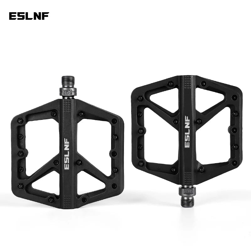 Bicycle Pedal Platform Ultralight Nylon Road Mountain Bike Pedal Non-slip MTB Flat Pedals for BMX MTB MegaBDM