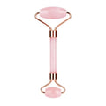 Custom Logo 100% Natural Crystal Facial Roller Hot Sales Face Lift Skin Care Tool Rose Quartz & Jade Roller Gua Sha Jade Roller