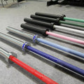 Beyond Sport Factory Price OEM Cross Customize Gym Weightlifting Competition Stainless Steel 2.2M Colorful Barbell Bar