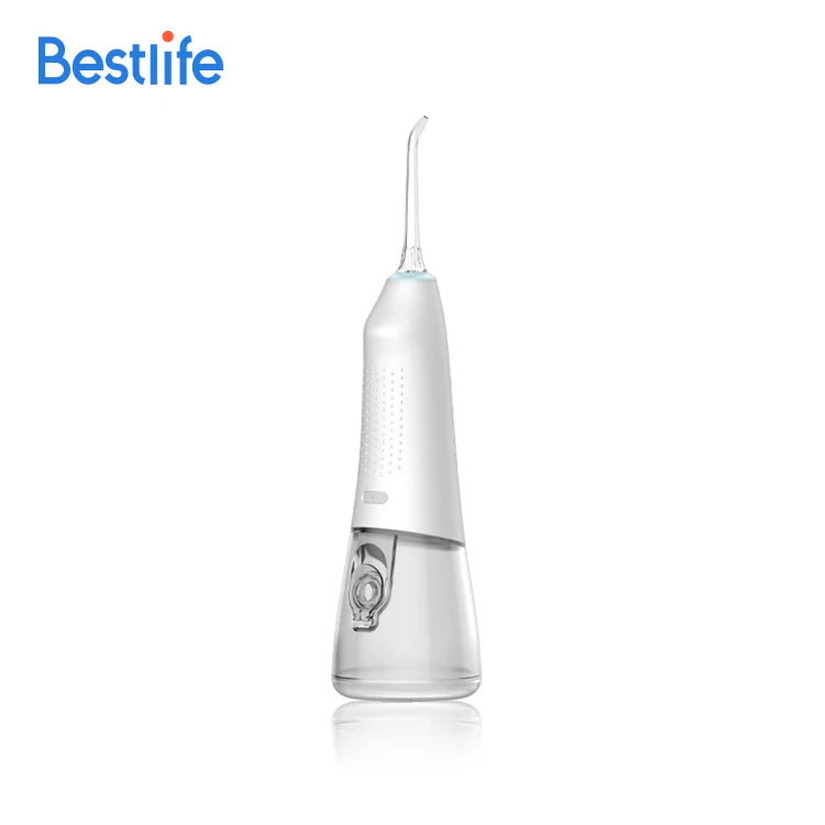 Bestlife Professional Floss Tooth Cleaner IPX7 Waterproof USB Rechargeable Portable Dental Jet Oral Irrigator Water Flosser