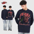 Custom Blank Graphic T Shirt 305g Cotton Oversize T Shirt Long Sleeve Blank High Weight Big and TallT Shirts