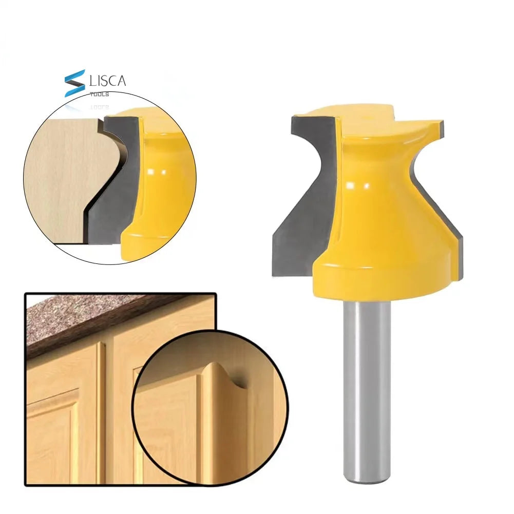 L-N211 1Pc 8mm 1/2" Shank Hook Type Bottom Handrail Cutter Line Cutter Woodworking Router Bit