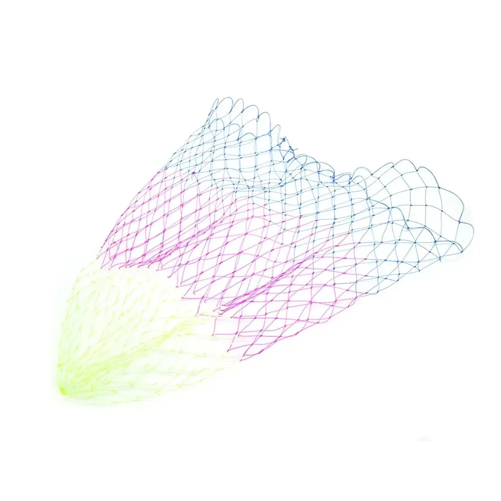 Nylon Fishing Nets Rhombus Mesh Hole Depth Collapsible Landing Dip Net 50cm