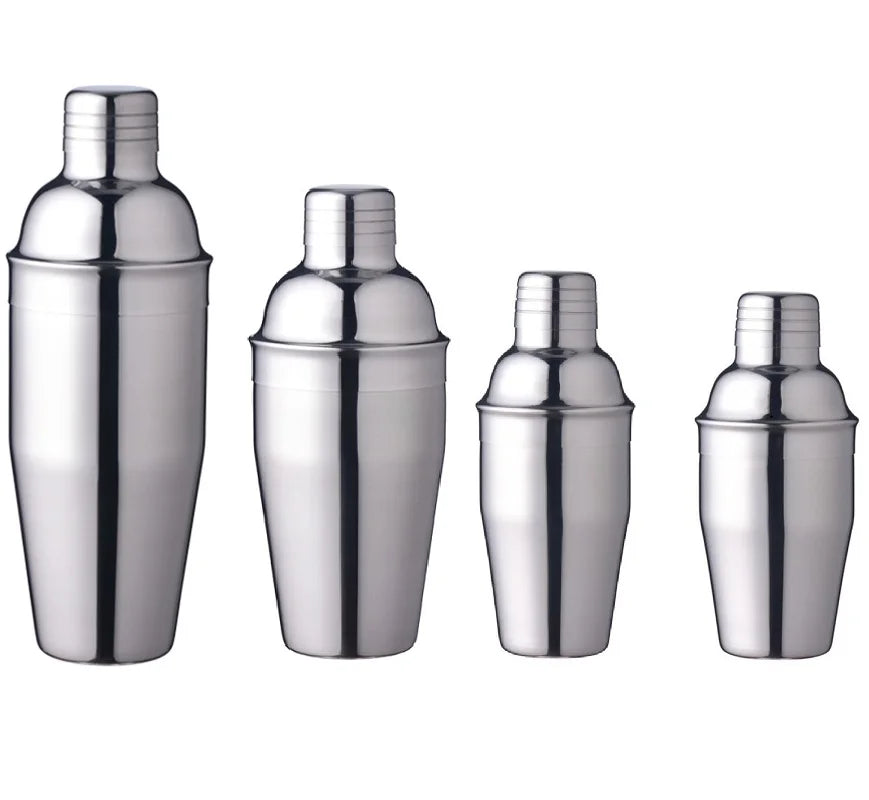 Classic Single Wall Martini Shaker Premium Stainless Steel Food Safe Eco-Friendly Cocktail Shaker for Professional Bartenders