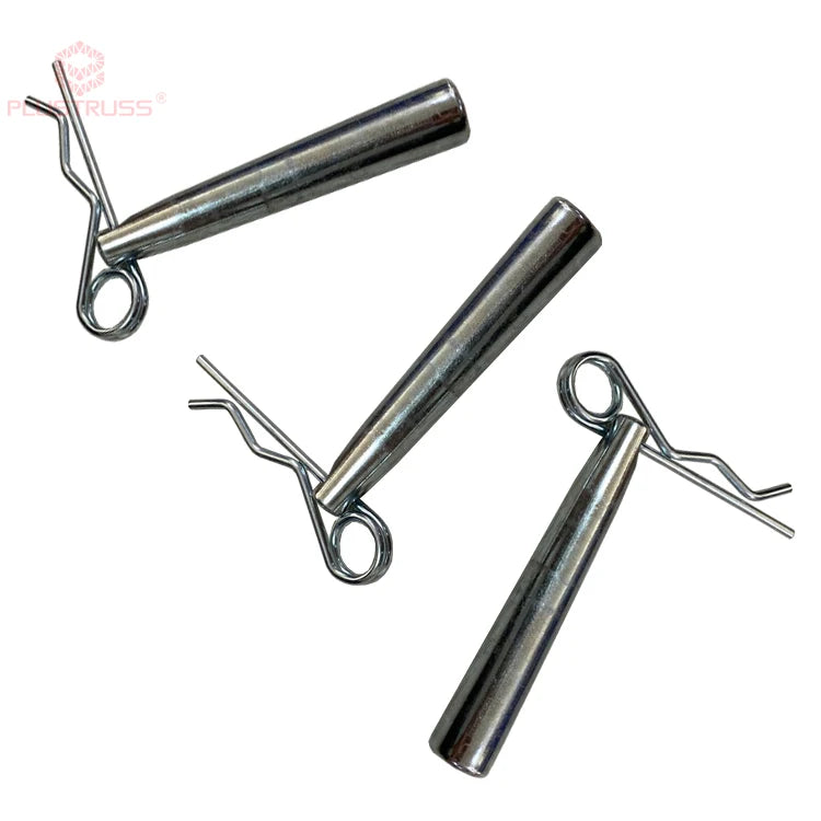 Plustruss Stage Truss Display Accessories Truss Clamp Parts Safety Buckle Plug Bolt Steel Pin With R Clip