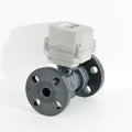 CR303 AC110-230V PVC Flanged Motorized Valve Water Treatment Use