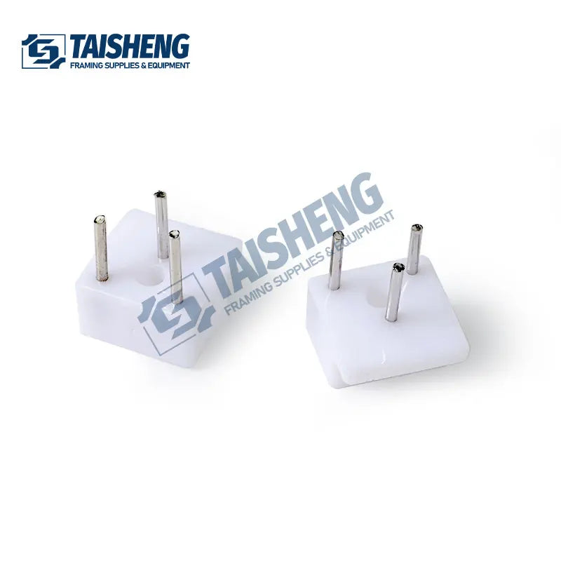 TS-H40 ABS Materials Concrete Frame Wall Hooks Plastic Picture Frame Hook with Nails