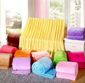 Wholesale Promotion Custom Logo DIY Embroidery Blanket Throws Size Super Cozy Fleece Flannel Blanket for Home