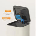 Smart Stainless Steel Automatic Sensor Trash Can Open Top  Waste Bins with 9L/13L Capacity IP55 Waterproof for Kitchen