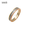 AU585 14k Solid Gold Jewelry Lab Diamond Gold Rings Wedding Engagement Diamond Band Rings for Women Men