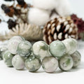 Wholesale Peace Jade for Jewelry Making DIY Handmade Crafts Natural Smooth Peace Jade Healing Crystals Gemstone Loose Beads