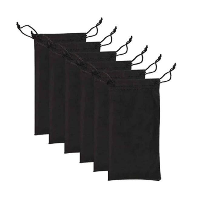 Ready Goods Wholesale More Color Cheaper Soft Drawstring Custom Microfiber Eye Glasses Sunglasses Bag Pouch