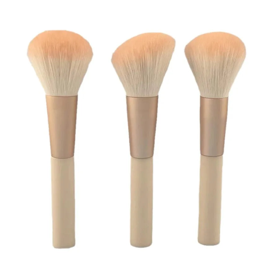 Factory Supply Private Label Nylon Face Blush Brush Cosmetic Tools Synthetic Loose Powder