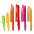 6PCS Stainless Steel Kitchen Chef Knife Set with Protective Cover for Home and Kitchen