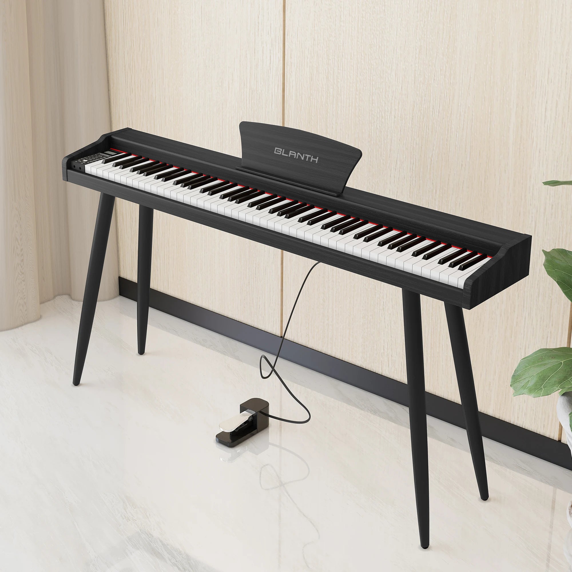 BLANTH Piano Portable Digital Piano Portable 88 Keys Digital China Keyboard Piano Keyboard