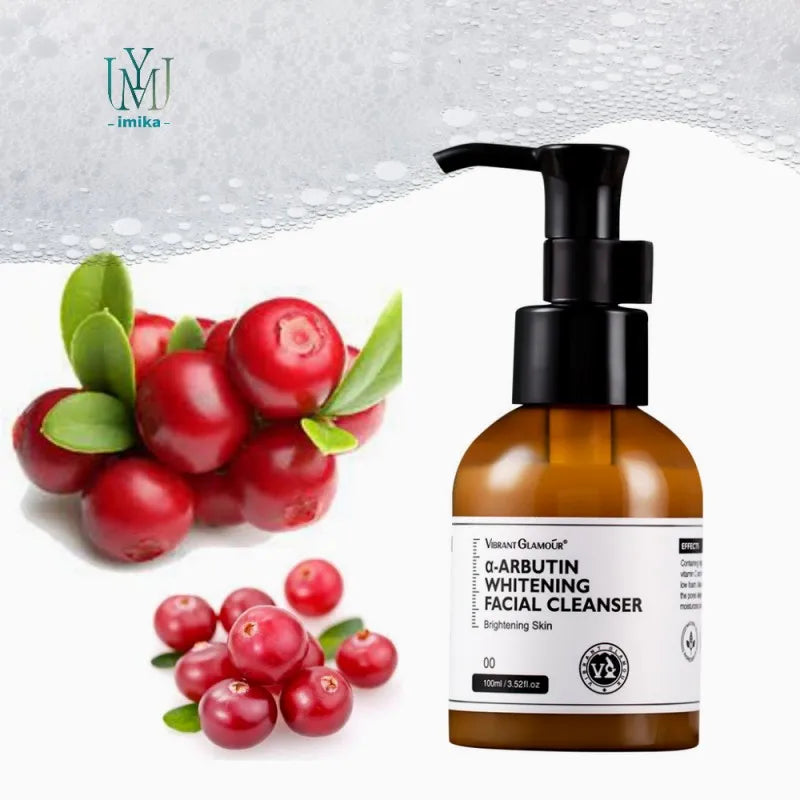 100%  Natural Pore Cleansing Gentle Facial Cleanser for Normal to Oily Skin Arbutin Cleanser 3.52fl.oz /100m