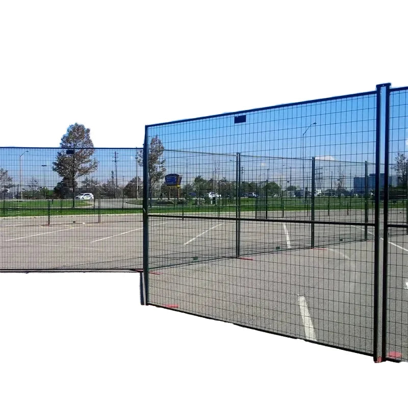 Australia Standard Construction Site Temporary Security Farm Fence Portable Eco-Friendly PVC Coated Metal Mesh 3D Modeling