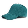 Custom Women Men Corduroy Baseball Hat Adjustable Plain Winter Warm Acrylic Dad Cap