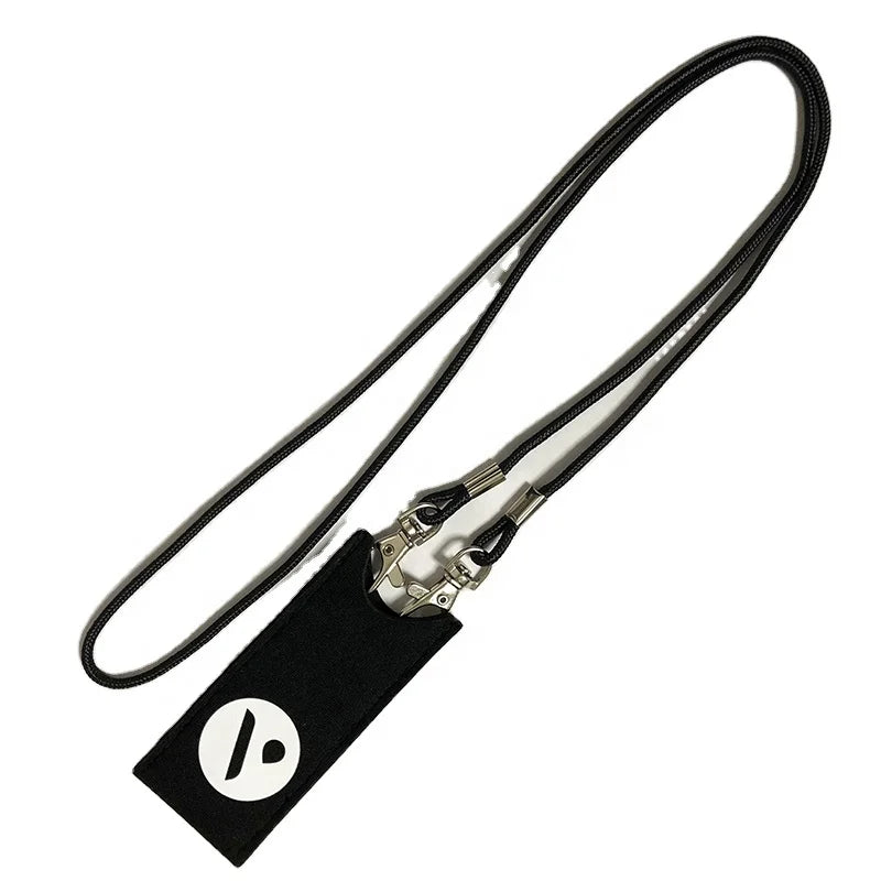 Factory Wholesale Woven Weaving Neck Strap Round Cord Lanyard