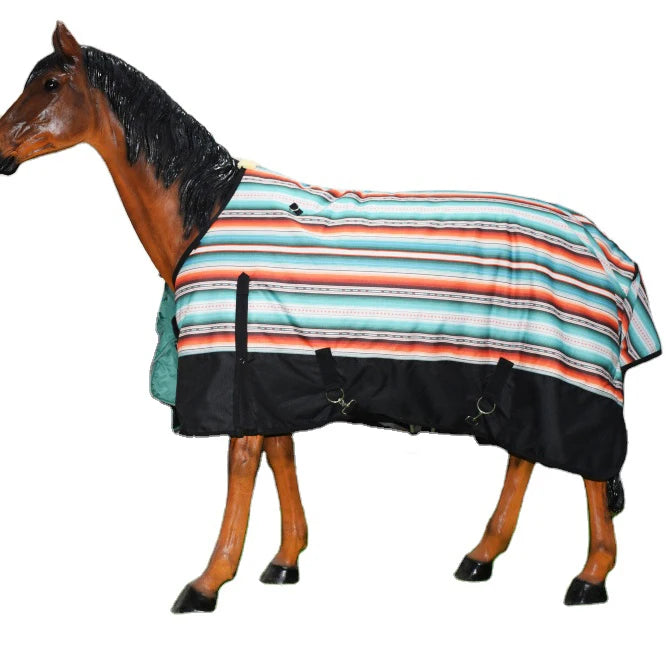 Factory Wholesale Durable Turnout Horse Blanket Rugs Custom Ripstop Waterproof Horse Equestrian Products