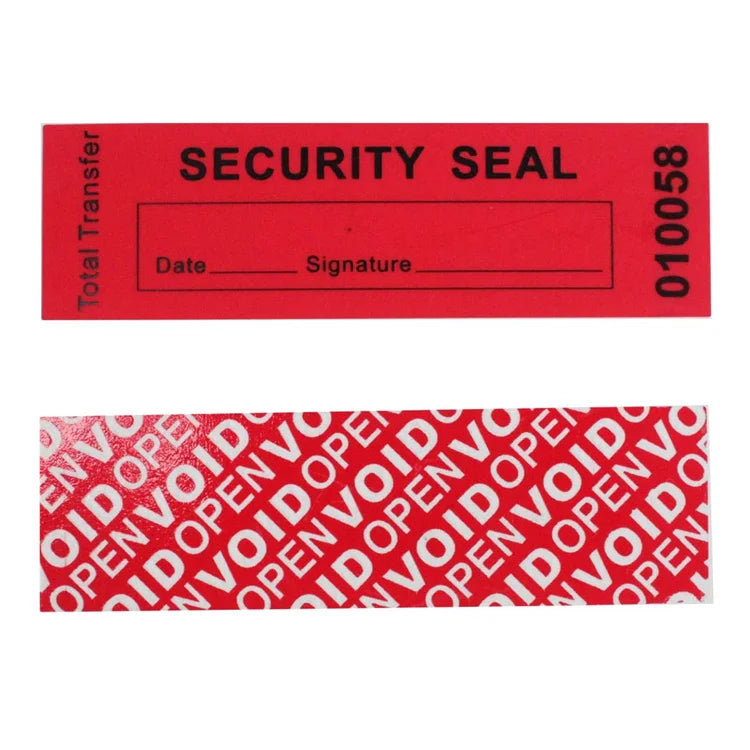 Free Design Custom PET Security Warranty Void Stickers Custom Void Stickers