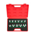 11Pcs Open End Insert Interchangeable Head Set Open-Ended Crowfoot Torque Wrenches Tool Metric 8-22mm Mouth 9x12mm 40Cr Steel
