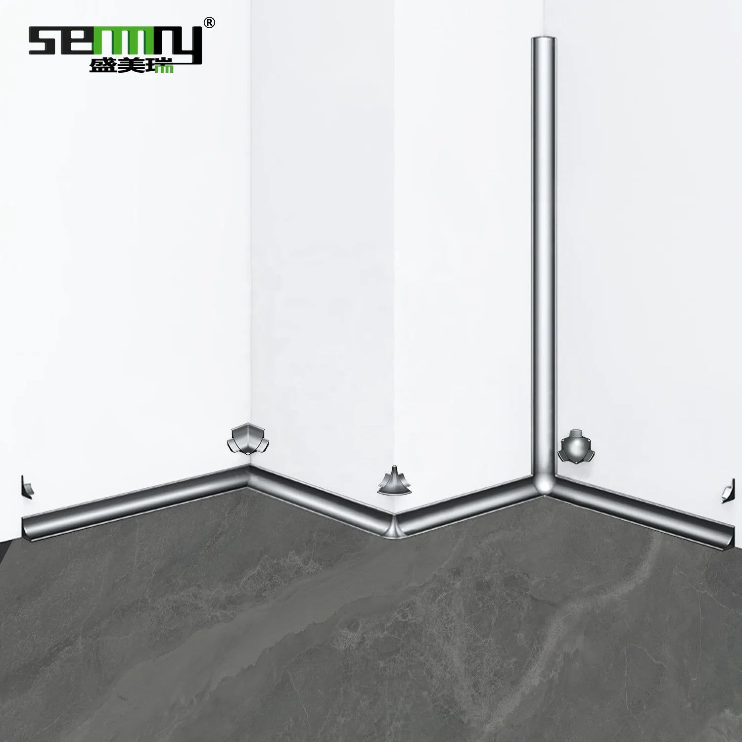 High Quality Customized Metal Aluminum Inside Corner Tile Trim Aluminum Tile Trim Strip