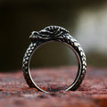 SS8-1134R 2023 New Design Stainless Steel Dragon Ring Round Dragon Scale Ring Punk Gothic Jewelry Gift Wholesale