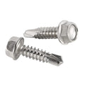 #8 #10 #12 #14 Stainless Steel Sheet Metal Tek Screw Hex Washer Head Self Drilling Screws