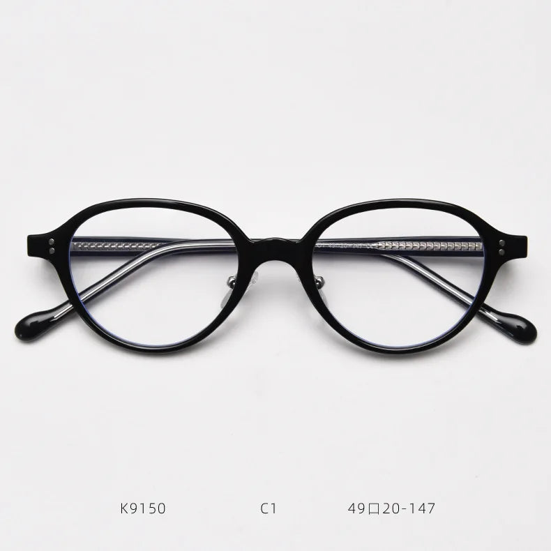 Designer Retro Men's Eyeglasses Frame No Graduated Glasses for Women Classic TR90 Anti Blue Glasses Myopia Optic Frame