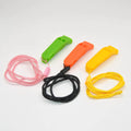 Shrill Loud Outdoor Survival Whistle with Lanyard Emergency Rescue Signaling Plastic for Emergency Situations