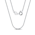 RINNTIN SC18 Cheap Price Women Jewelry  Wholesale  14K Gold Plated 925 Sterling Silver 1.0mm Cuban Link Curb Chain Necklace
