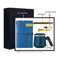 Gift Set A6 Notebook Wood Pen Usb Flash Drive Office Mugs Birthdays Christmas Thanksgiving Gift