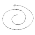 New Fashion Titanium Necklace Simple Stainless Steel Melon Seeds Chain Necklace for Men and Women