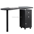 Cheap Factory Wholesale Modern Nail Salon Manicure Table Removable with Wheels
