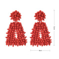 Popular Handmade Boutique Party Wear Seed Bead Boho Style Beads Beaded Earring Women Earrings Jewelry