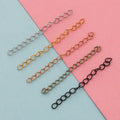 5CM Stainless Steel Extension Bulk Bracelet Extended Chains Tail Extender for Diy Jewelry Making Findings