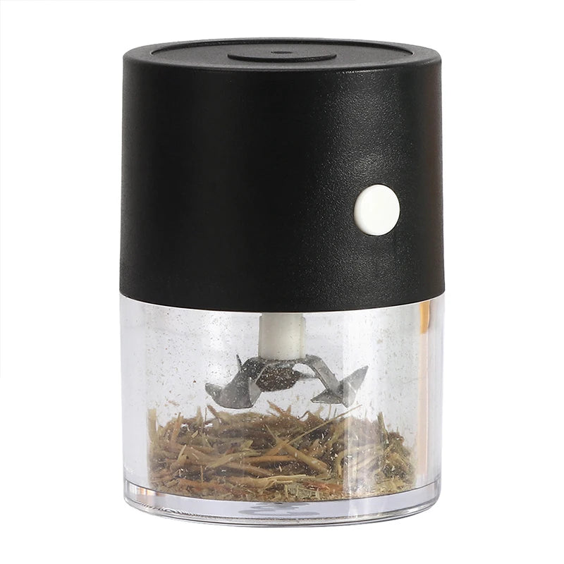 New Smoking Electric Dry Herb Grinder 50mm Powerful Rechargeable Custom Logo Electric Tobacco Grinder Wholesale