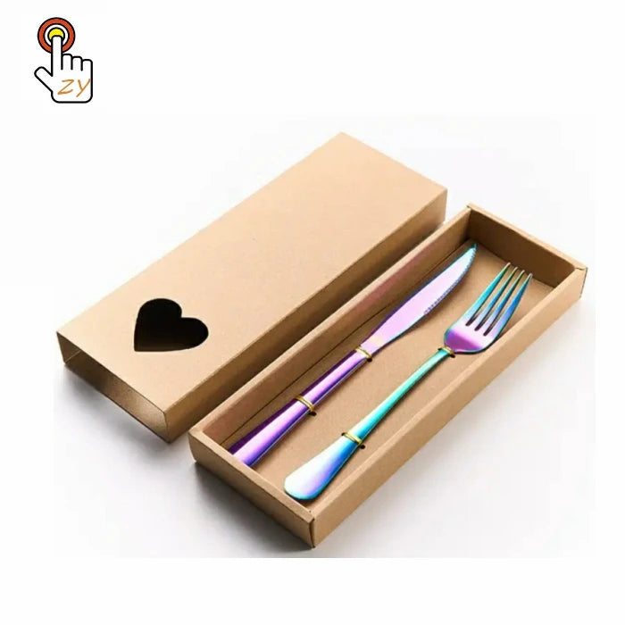 Multifunctional Portable Travel Picnic Spoon Fork 2 Pcs Set Zlovy Factory Cutlery Set for Small Kitchen Accessories Sets